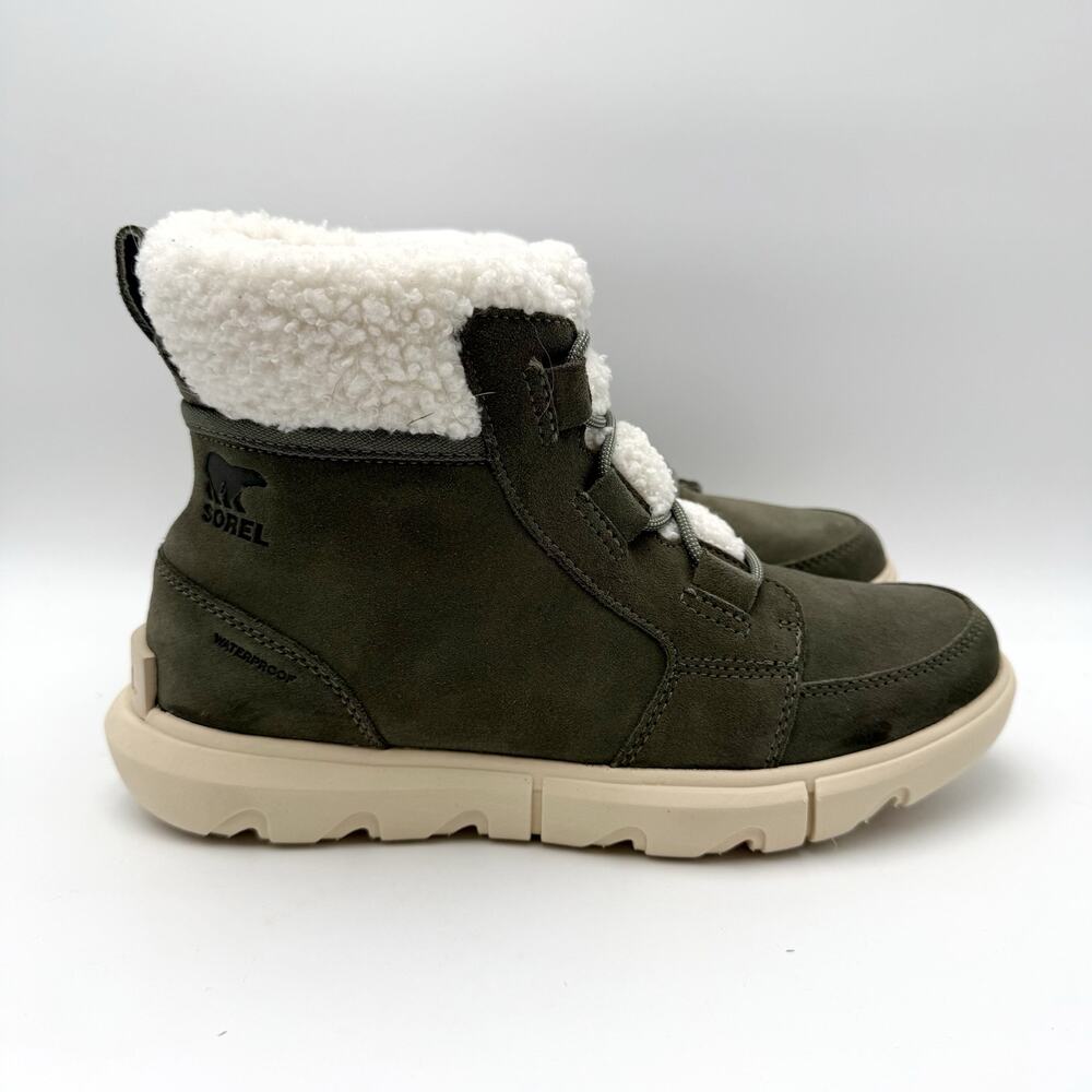 Sorel Womens Explorer Next Carnival Boots US 8 Green Winter Waterproof NIB - Picture 2 of 12